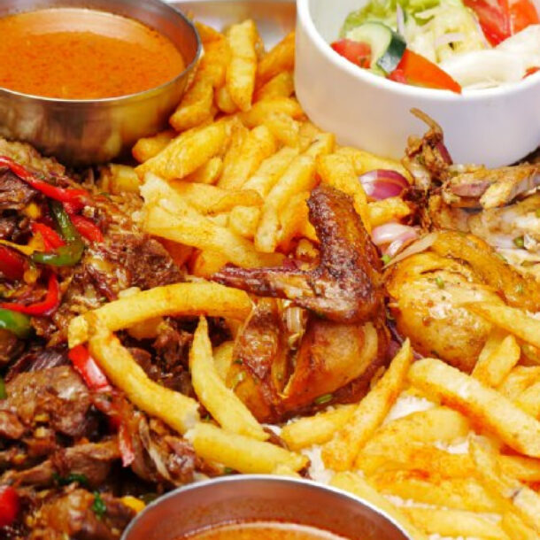 chips and chicken